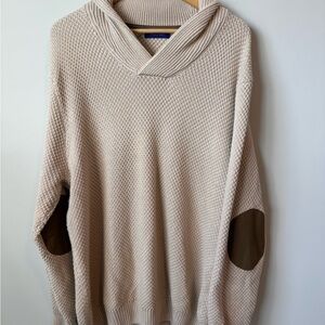 Alan Flusser Tan knit formal Sweater size XL